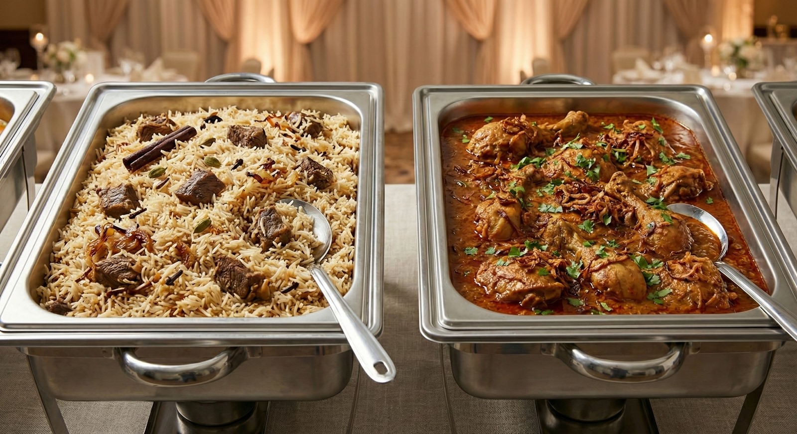 Package 2 – Beef Pulao + Chicken Korma 