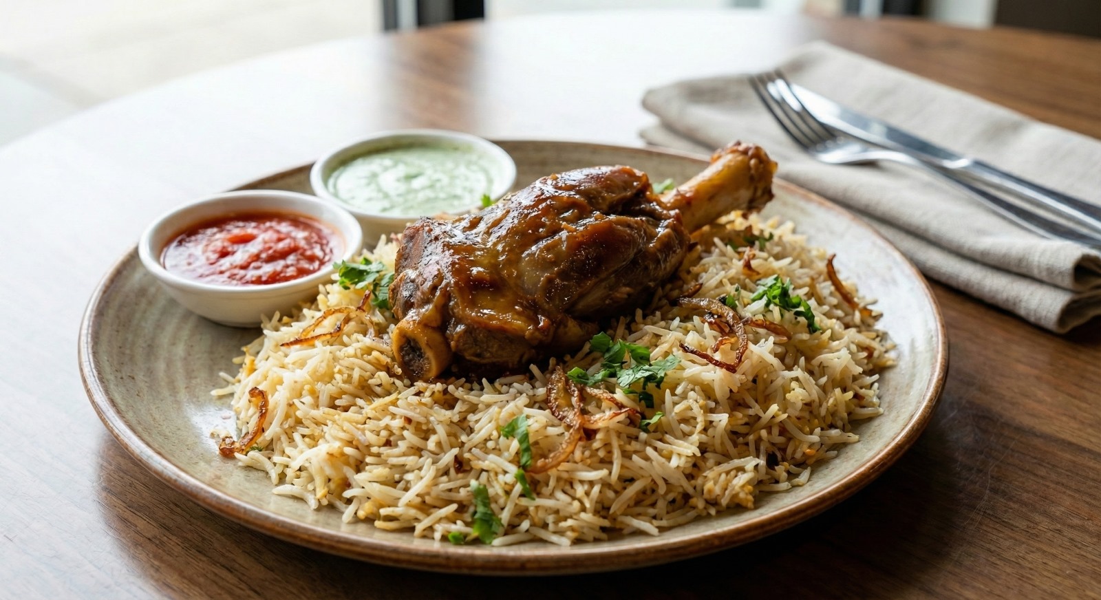 Beef Pulao Platter (Roasted Shank)